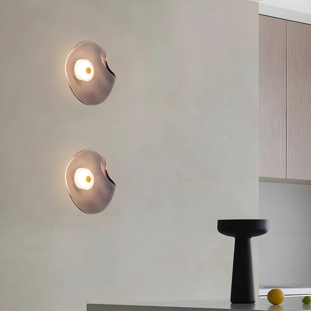 Ephyra - Gebogen Glas Wandlamp