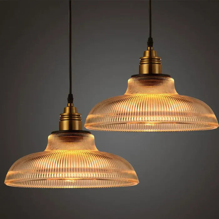 Ampheris - szklana lampa wisząca, oświetlenie designerskie