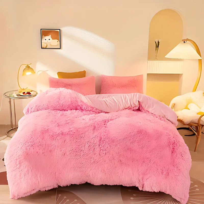 Zephariel - 3-Delige Fluwelen Beddengoedset voor Herfst en Winter