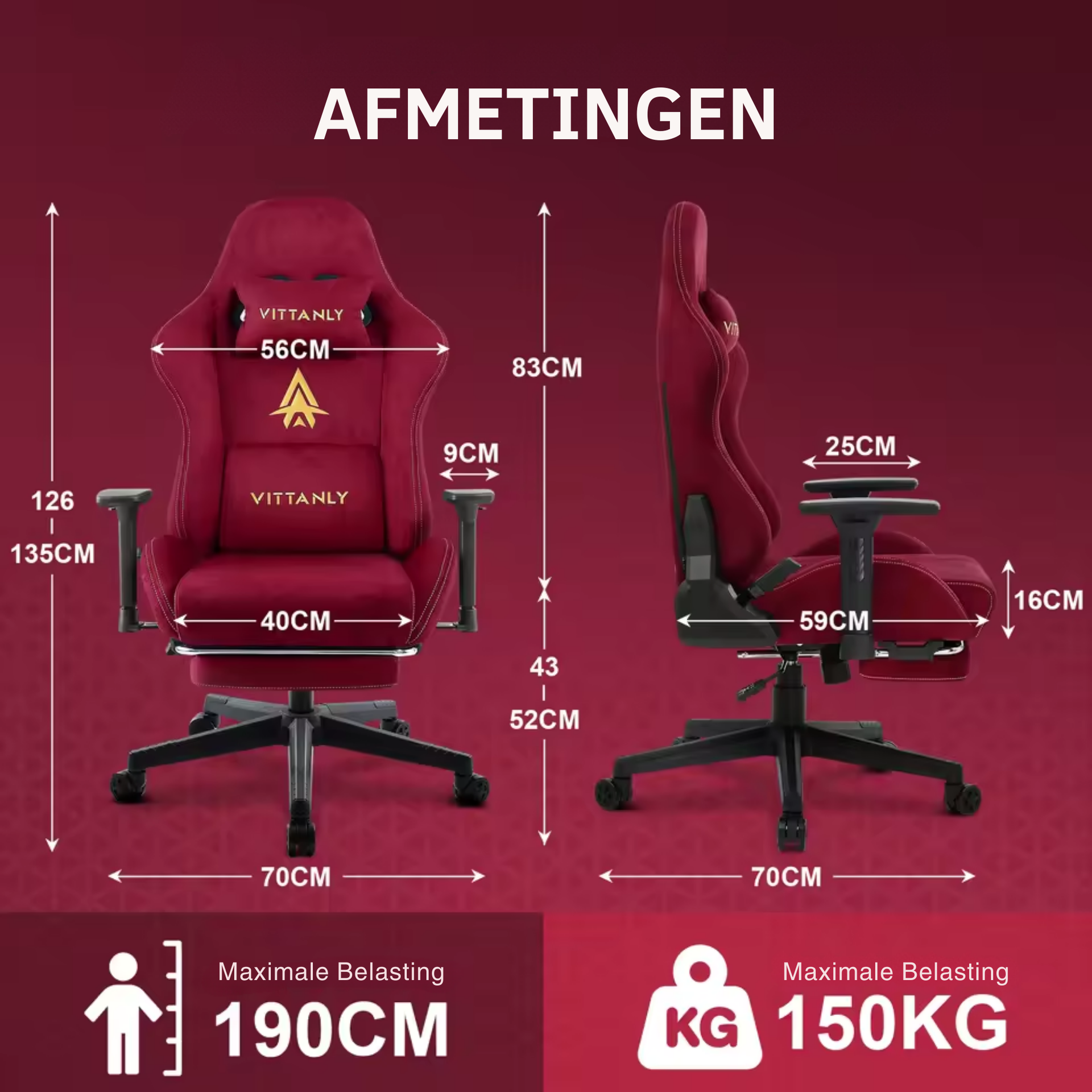 Cythera – ergonomiczny zamszowy fotel gamingowy dla dorosłych