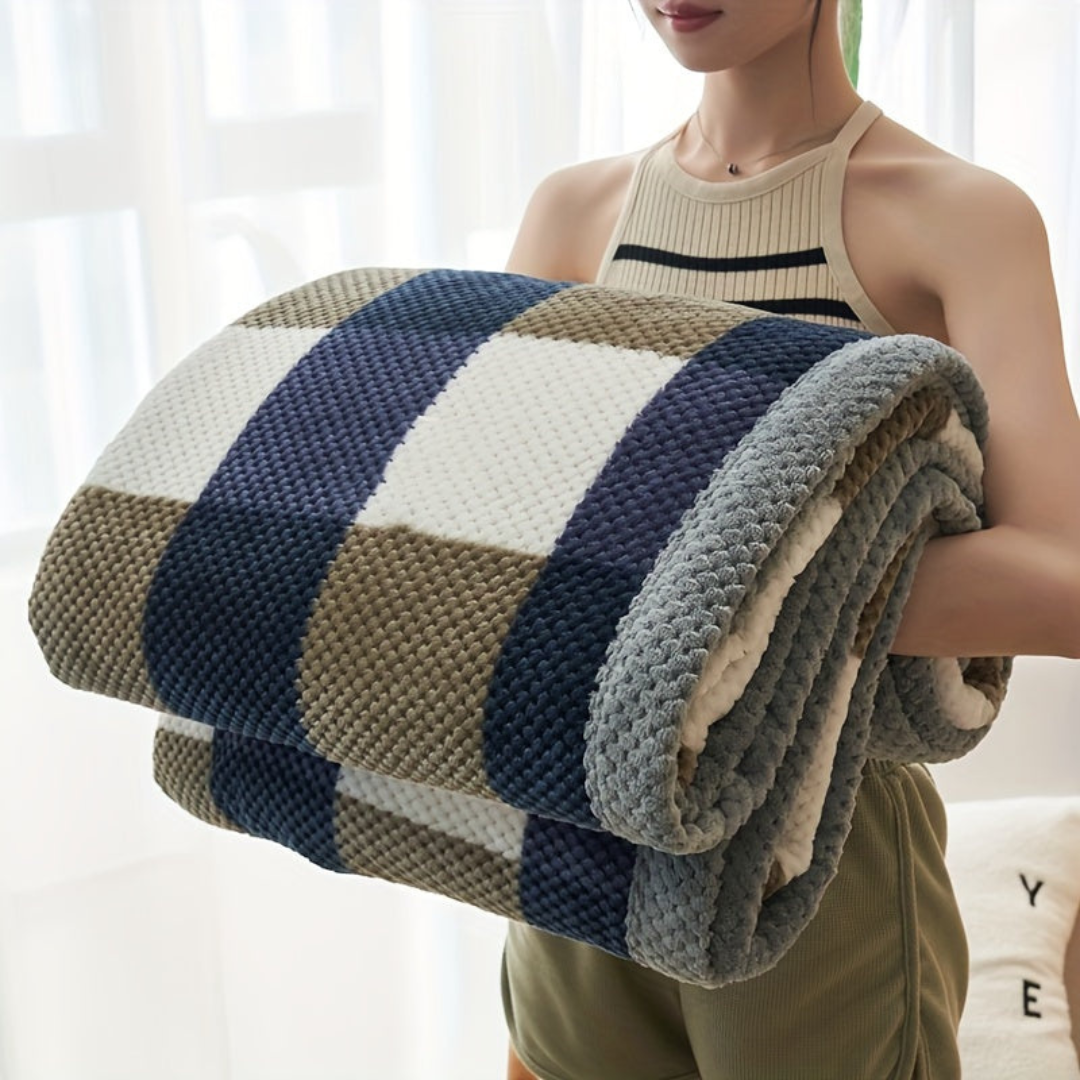 Brivor - Luxury Fleece Check Blanket