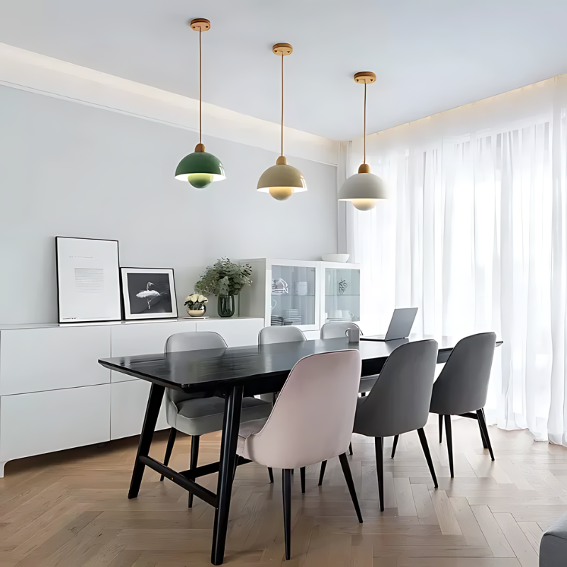 Amarelia - Rustieke Houten Hanglamp voor een Warme Sfeervolle Uitstraling