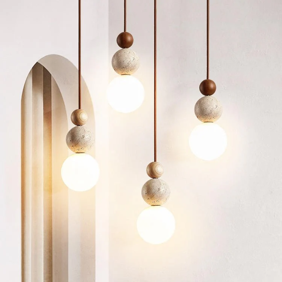 Cleonice - Hanglamp van Travertin
