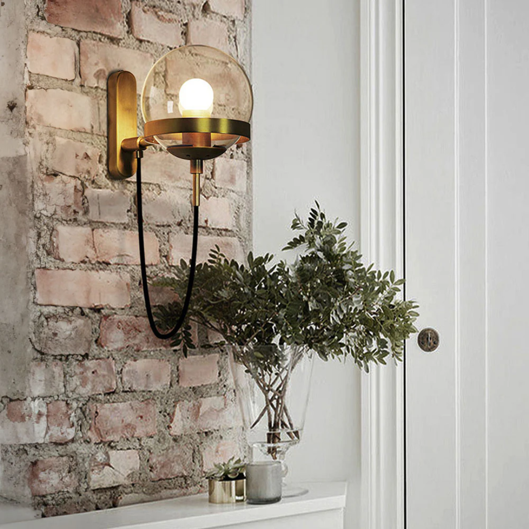 Euphile - Stijlvolle Glazen Wandlamp