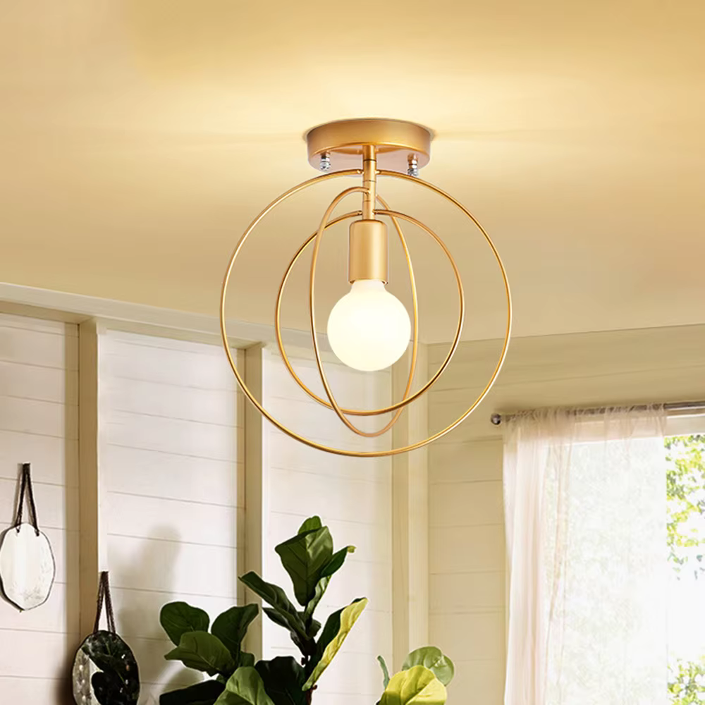 Thaleia - Moderne Ringvorm Plafondlamp Goud