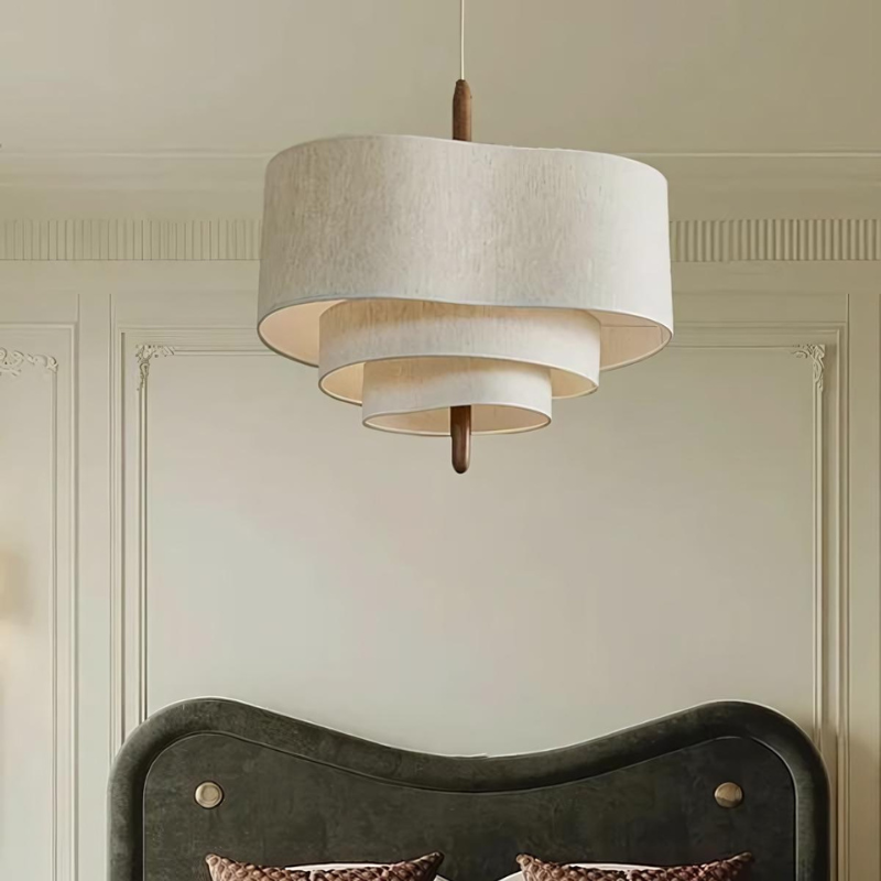 Floressa - Elegante Kroonluchter van Stof voor Gezellige Verlichting