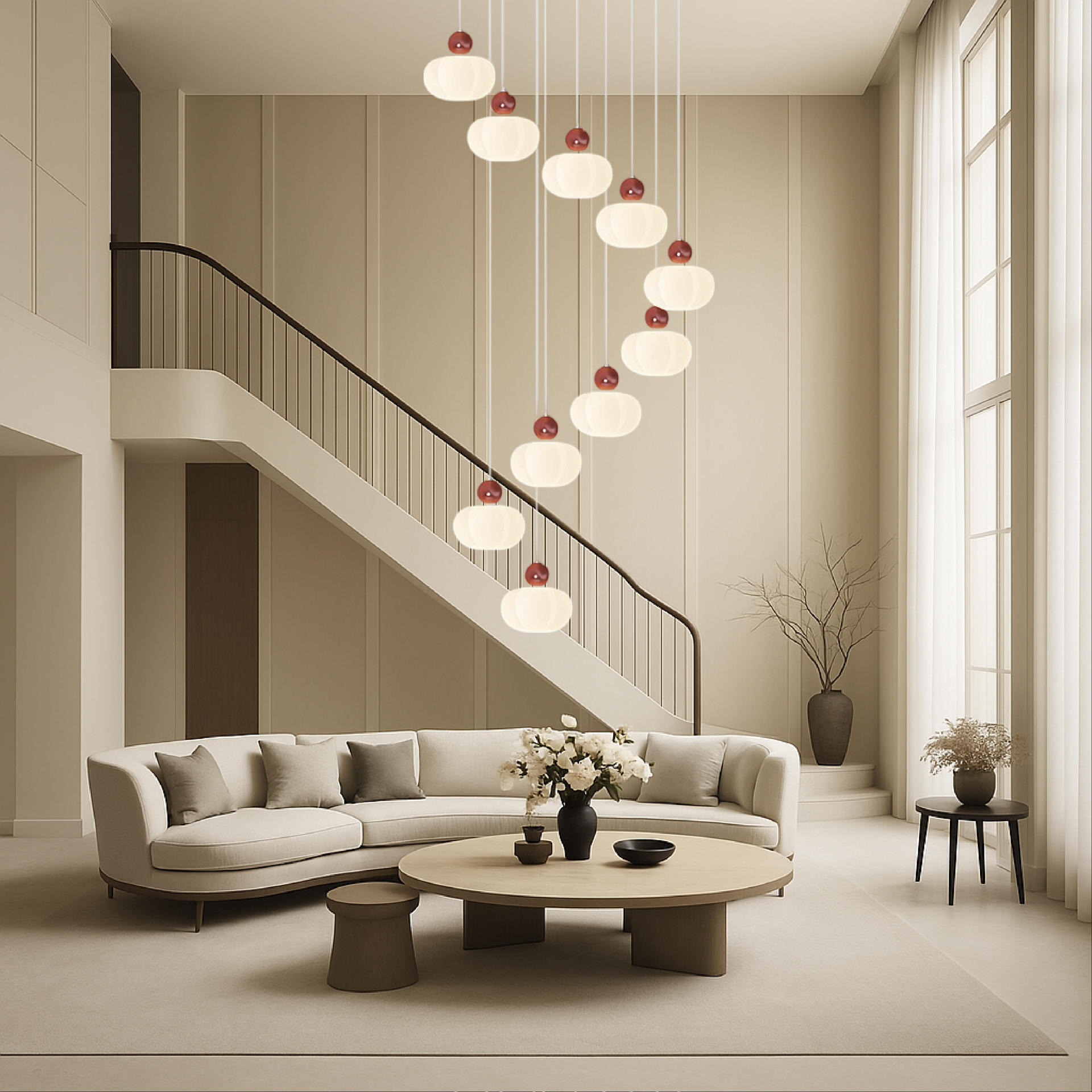 Aestara - Art Deco Kroonluchter Voor Trappenhal