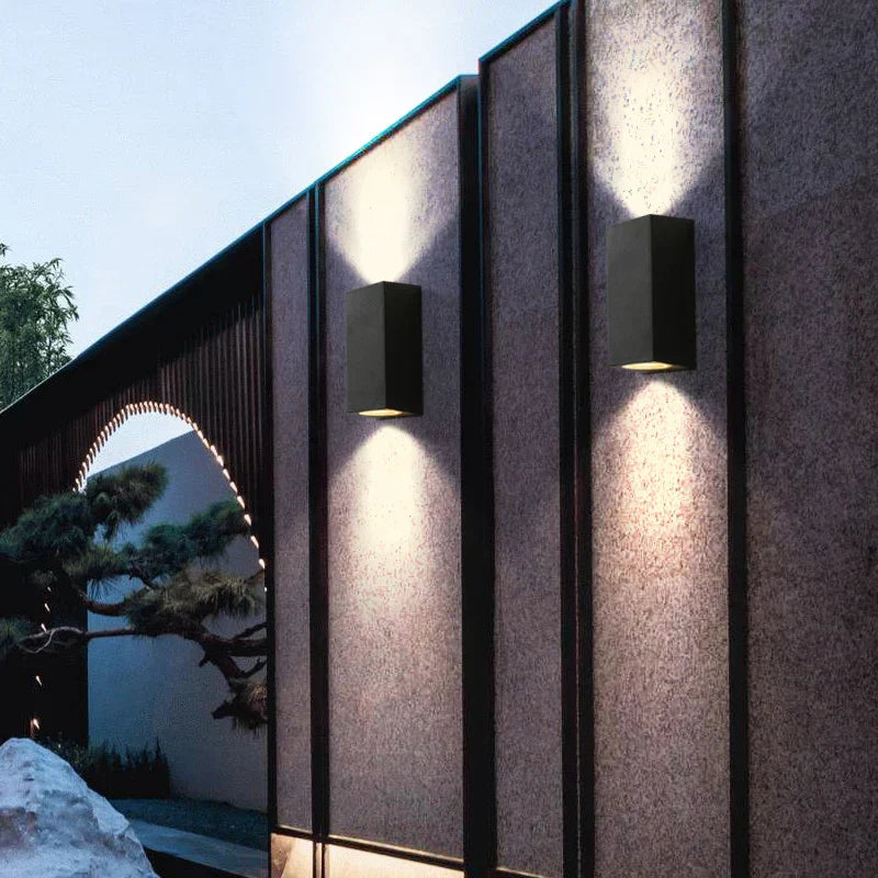 Seralyn - Moderne Buiten Wandlamp LED Zwart