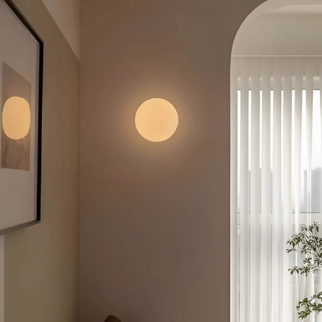 Pietas - Stijlvolle Glazen Wandlamp