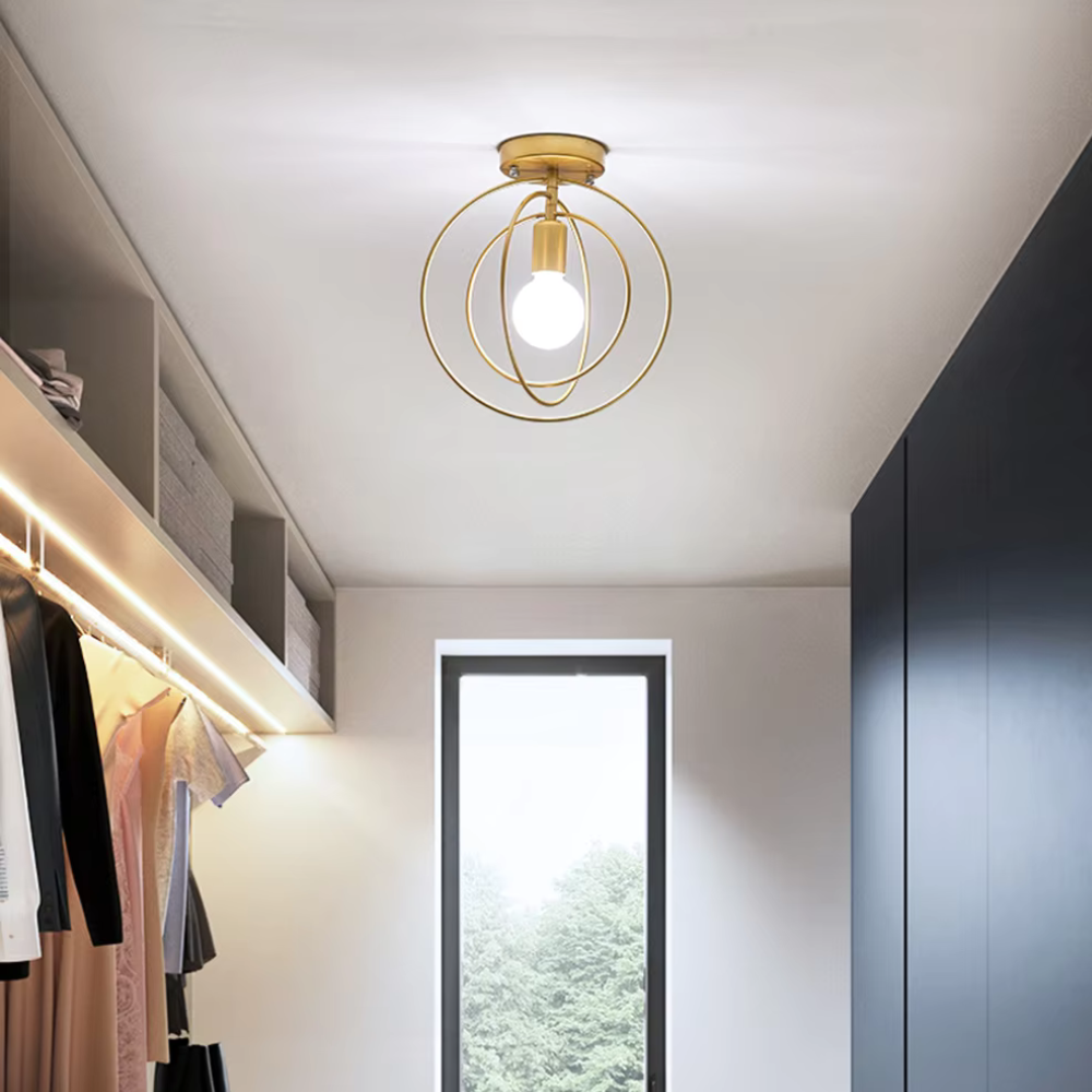Thaleia - Moderne Ringvorm Plafondlamp Goud