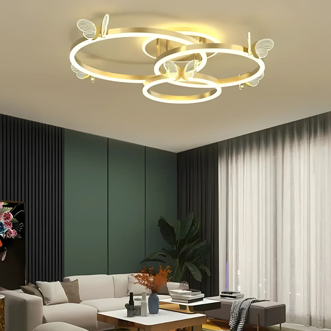 Butterfly - LED Ceiling Lamp in Butterfly Design