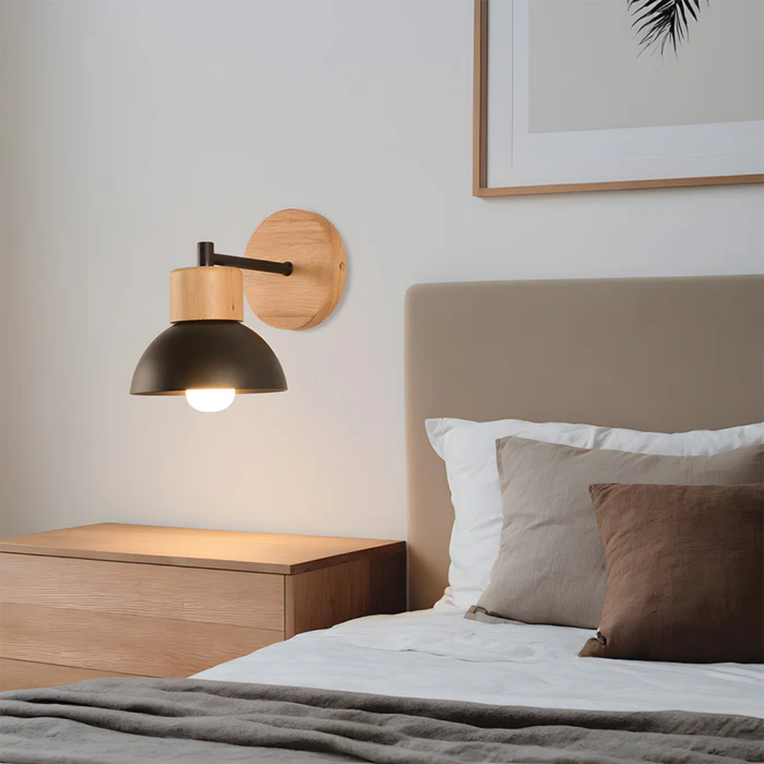 Xenia - Stijlvolle Wandlamp Van Hout