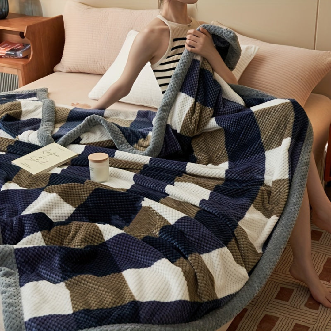 Brivor - Luxury Fleece Check Blanket