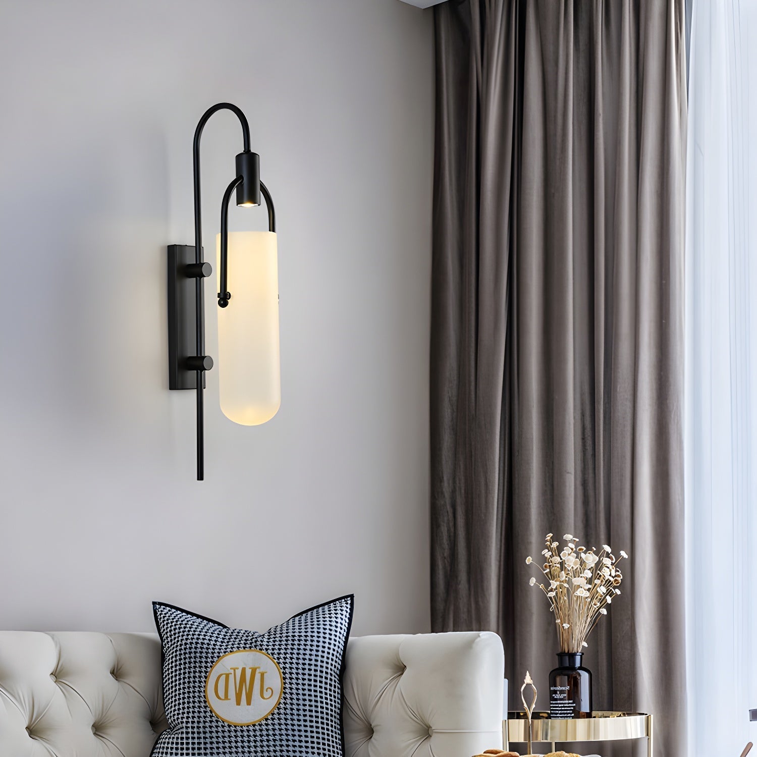 Orana - Industriële Glazen Wandlamp