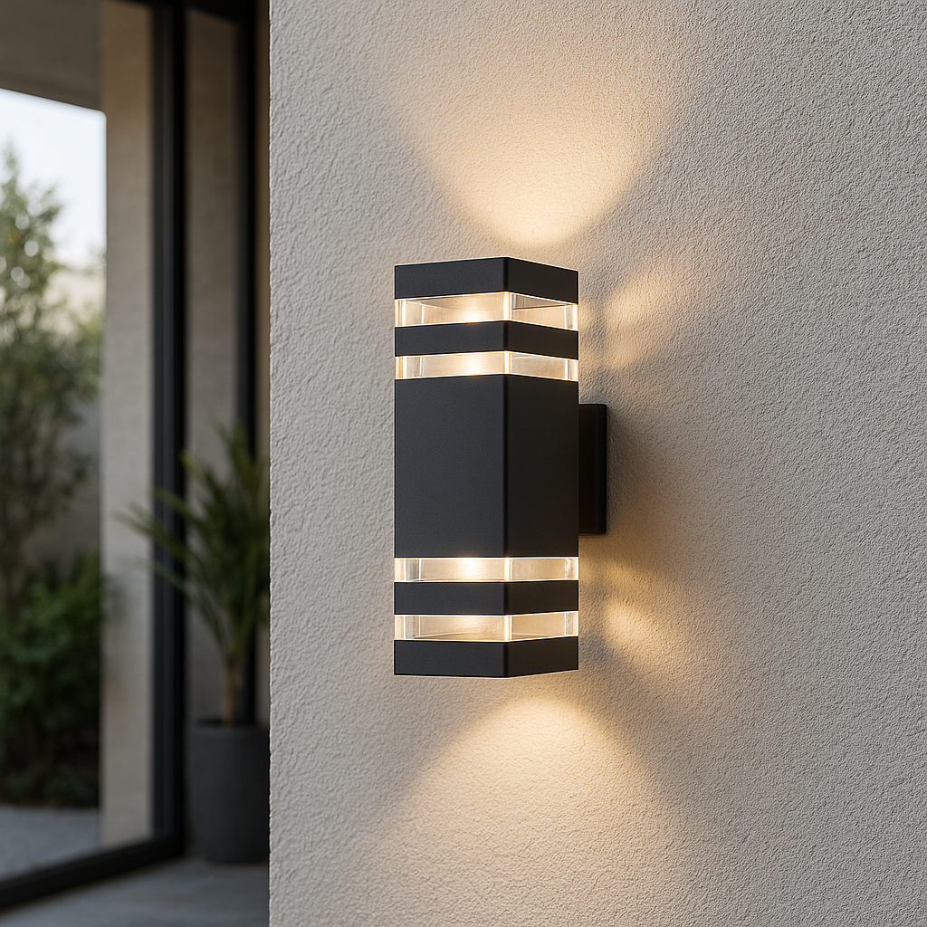 Lystria - Tweelaagse Buitenwandlamp Met Op- en Neerwaarts Licht