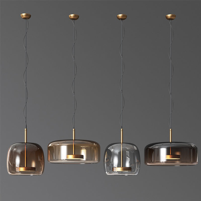 Stavora – luksusowa szklana lampa wisząca do sypialni i salonu