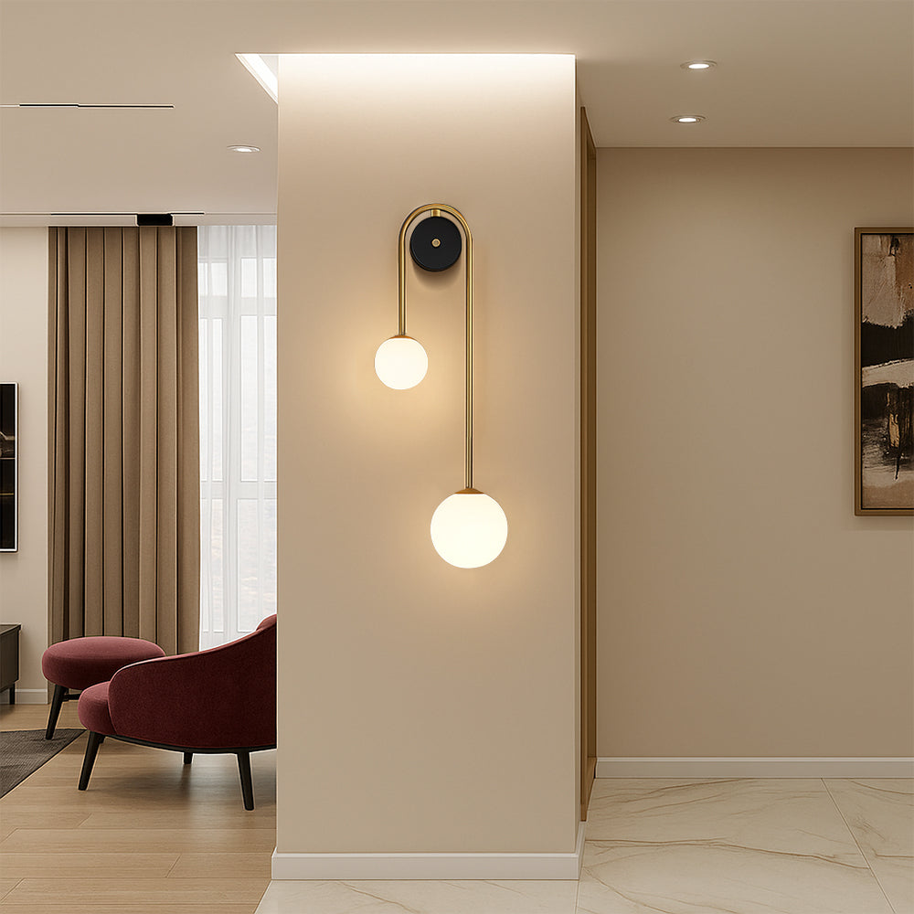 Florania - Wandlamp met Boogvormig Design