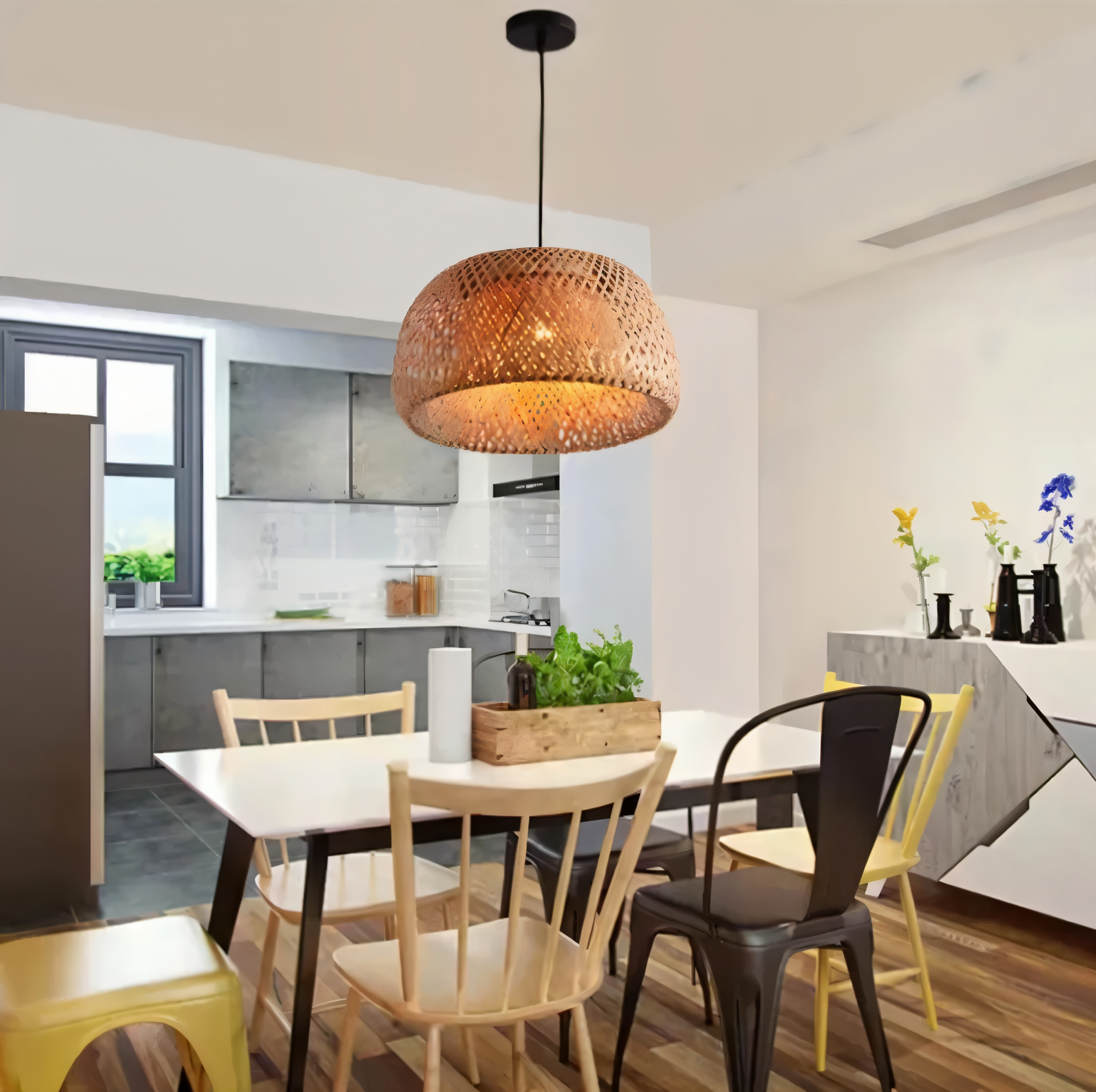 Florentis - Esthetische Rieten Hanglamp