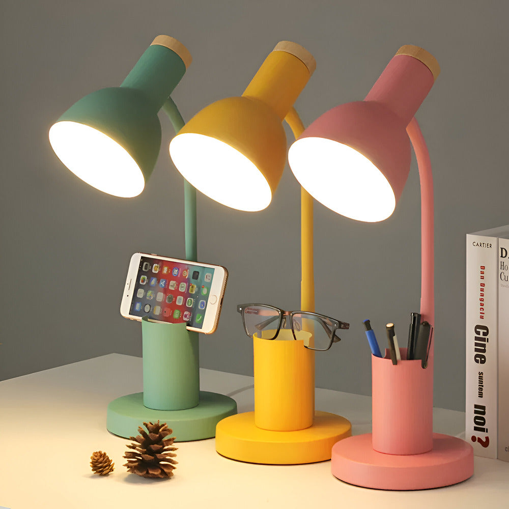 Cressida - Moderne LED Tafellamp met Pennenhouder