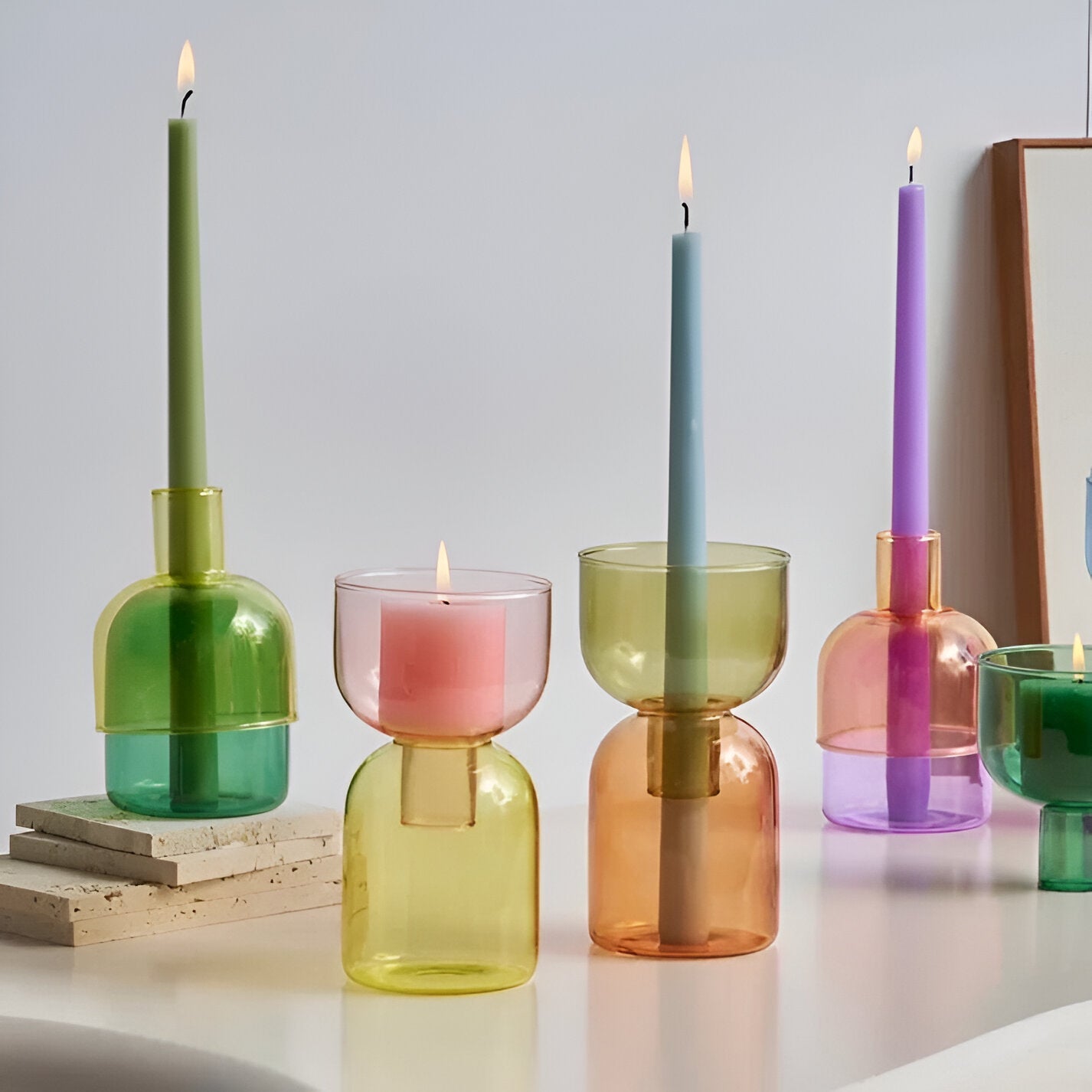 Aralune - Modern Multifunctional Candle Holder in Cylinder Shape