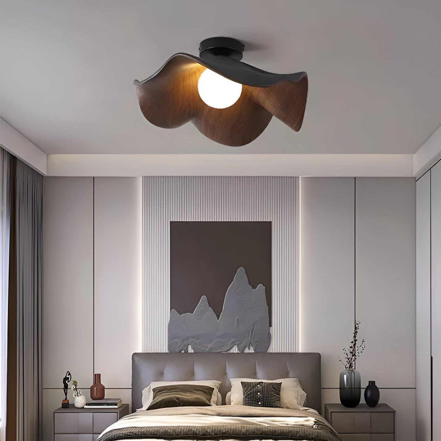 Caelene - Nordic Flower Shape LED Ceiling Lamp
