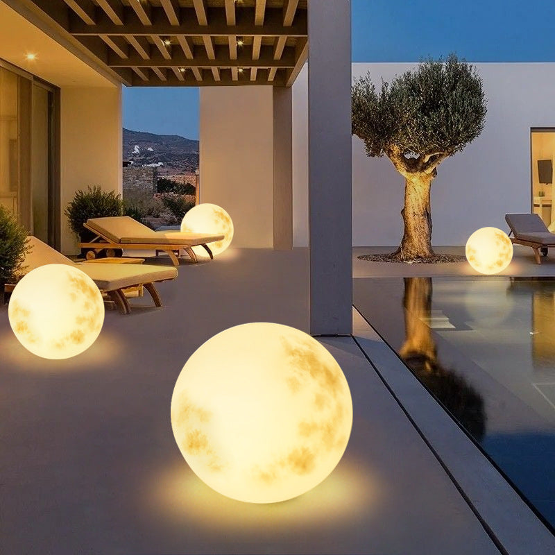 Maralune - Tuinlamp op Zonne-energie met Maandesign
