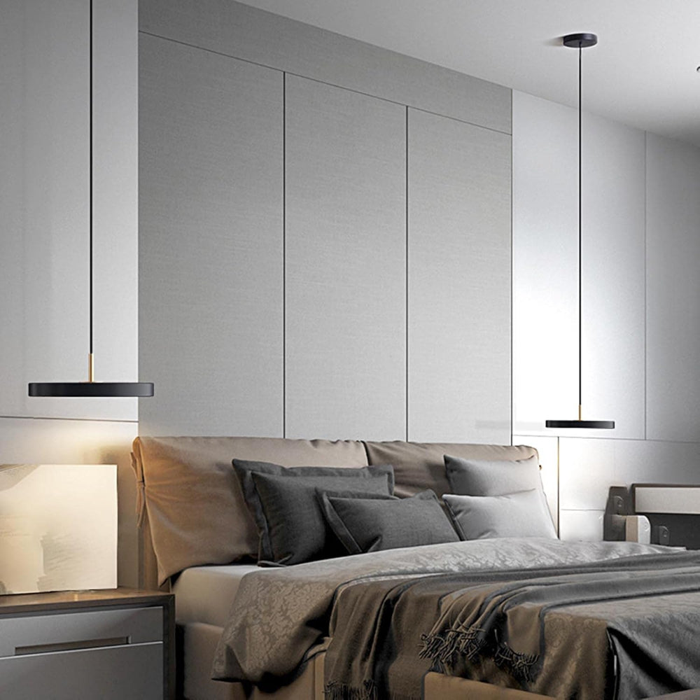 Solenna - Okrągła lampa wisząca LED, nowoczesna, minimalistyczna