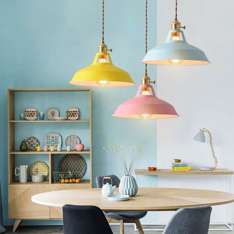 Silvan - Gekleurde Retro Hanglamp