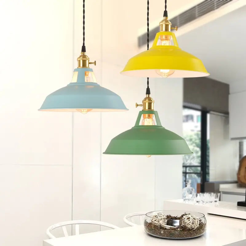 Silvan - Gekleurde Retro Hanglamp