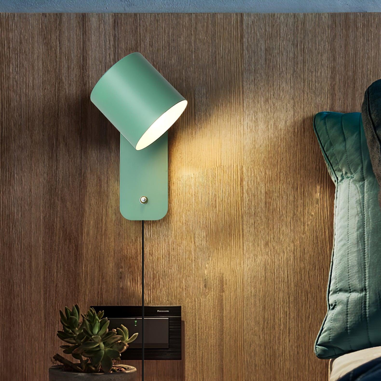 Velanira - Cilindervormige Wandlamp met Stekker