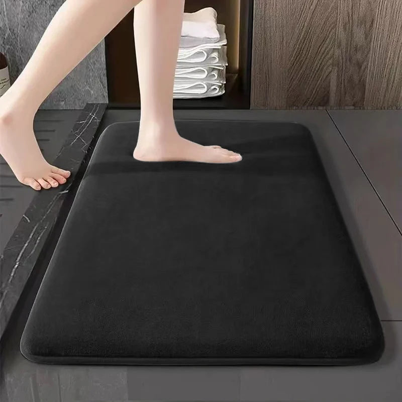 Severa - Absorberende Antislip Badmat van Koraalfluweel voor de Badkamer