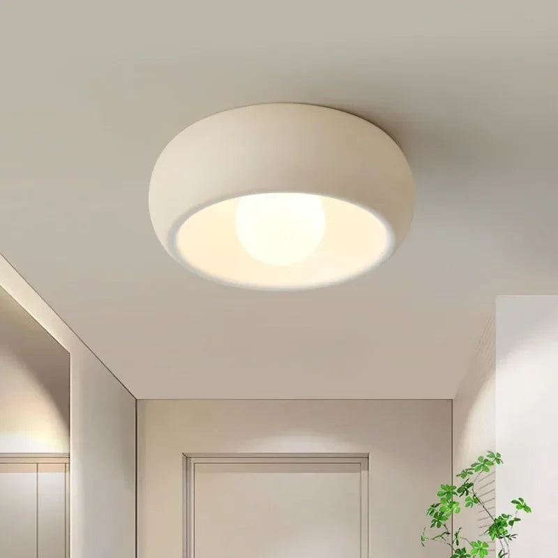 Neravia - Japońska okrągła lampa sufitowa Wabi-Sabi LED