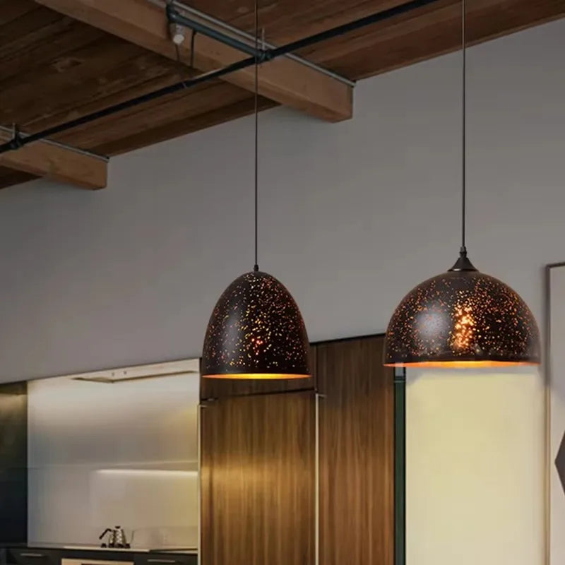 Noctyra - Vintage IJzeren Hanglamp in Scandinavische Retro Loftstijl