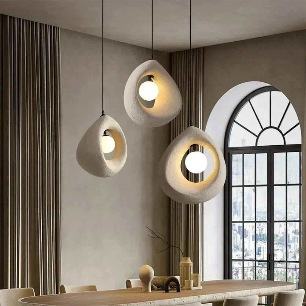 Auralessa - Japanse Wabi Sabi Hanglamp met Minimalistisch Ontwerp
