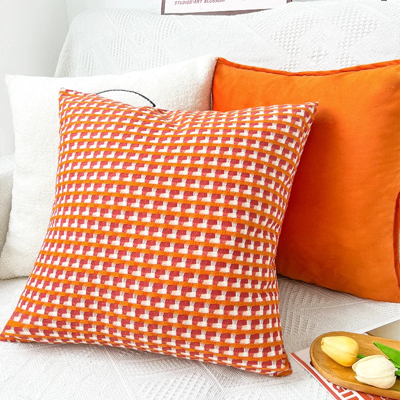 Corvus - Decoratief Sierkussen in Contrasterende Kleuren Scandinavische Stijl voor Bank en Woonkamer