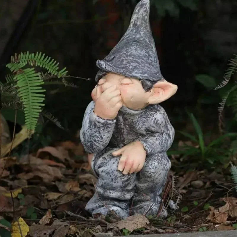 Niobe - Grappig Kabouter Beeldje van Hars voor Tuin en Gazon