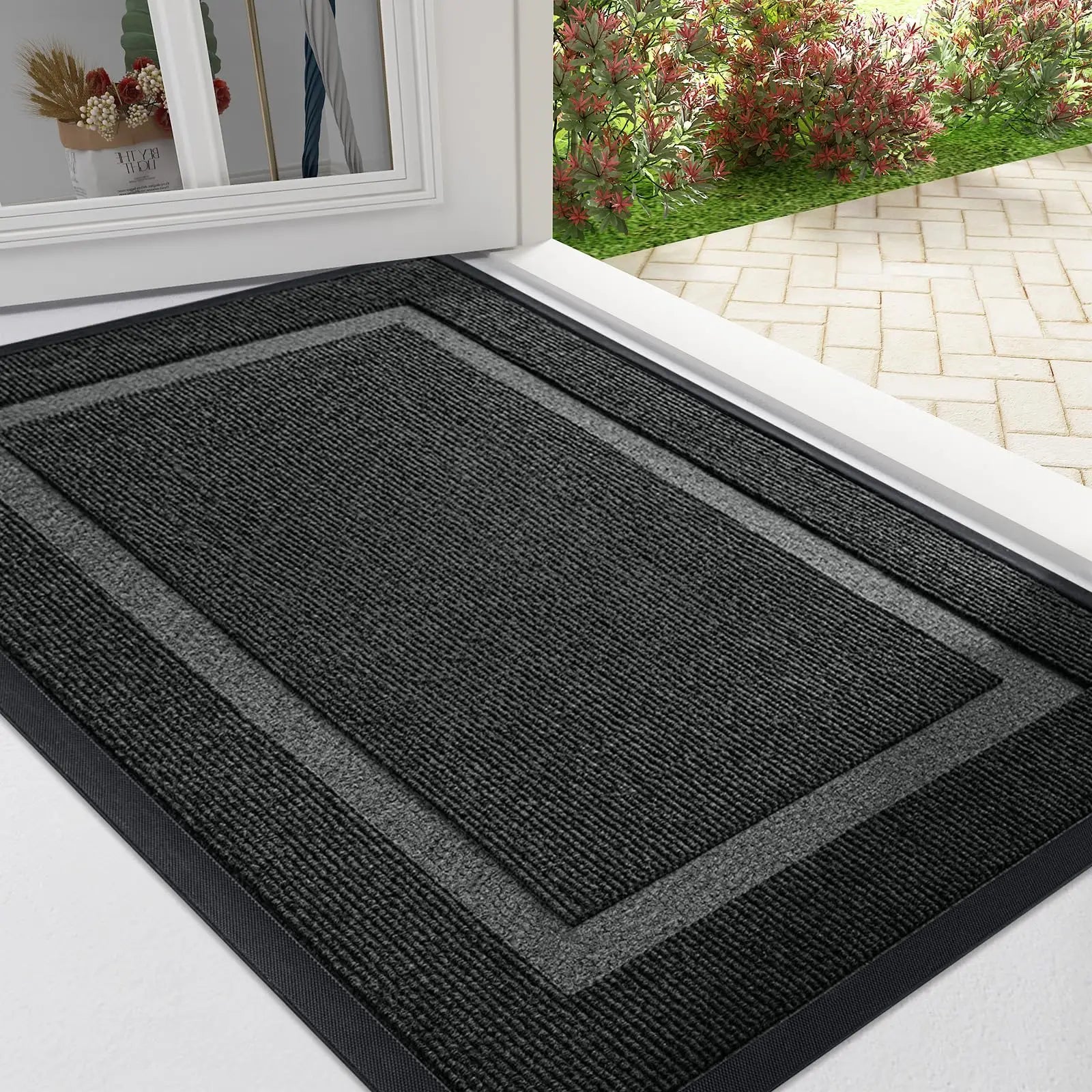 Hospira - Rubberen Voordeurmat met Antislip en Waterdicht voor Binnen en Buiten