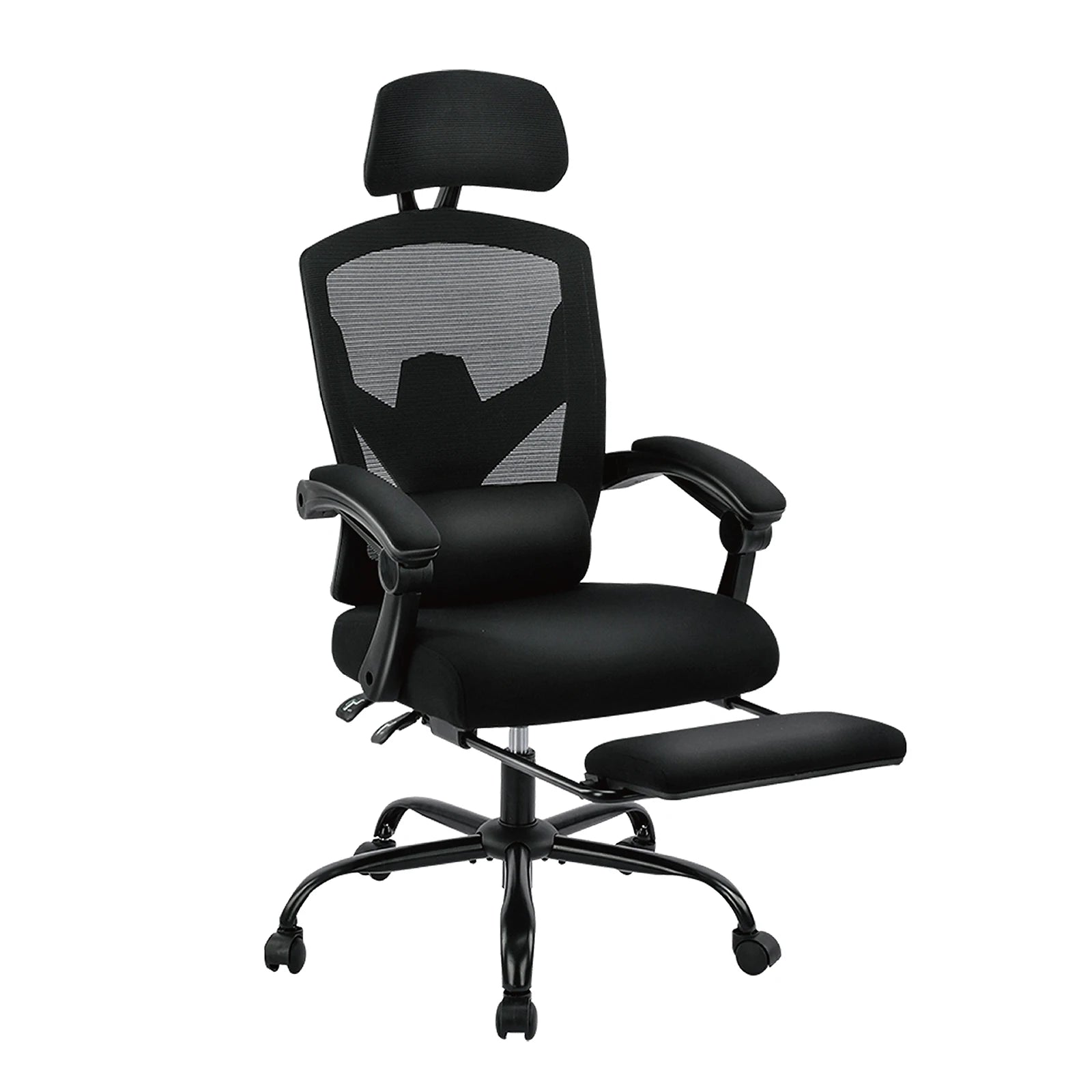 Nestor - Ergonomiczny, regulowany fotel bujany z siatki z podparciem lędźwiowym