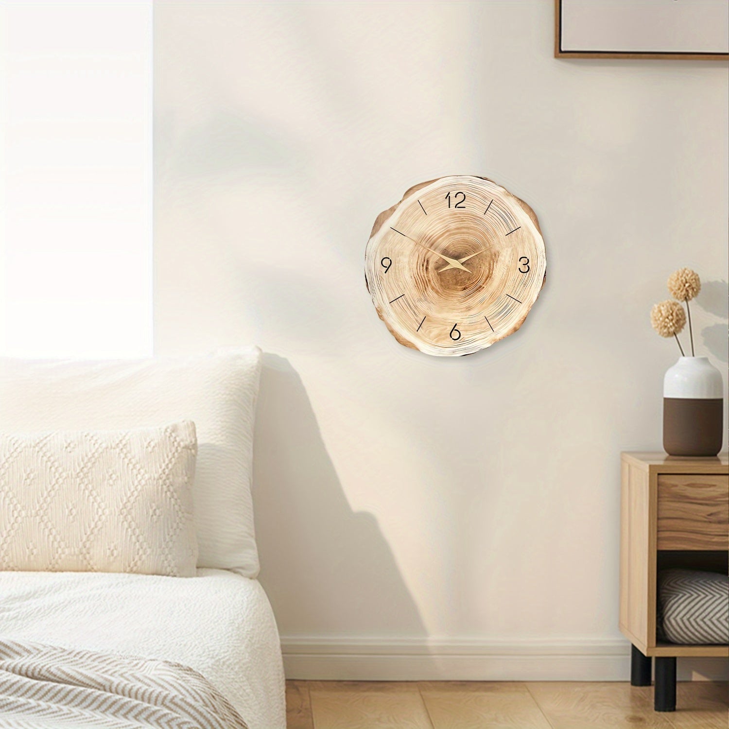 Galatea - Stijlvolle Moderne Houten Wandklok