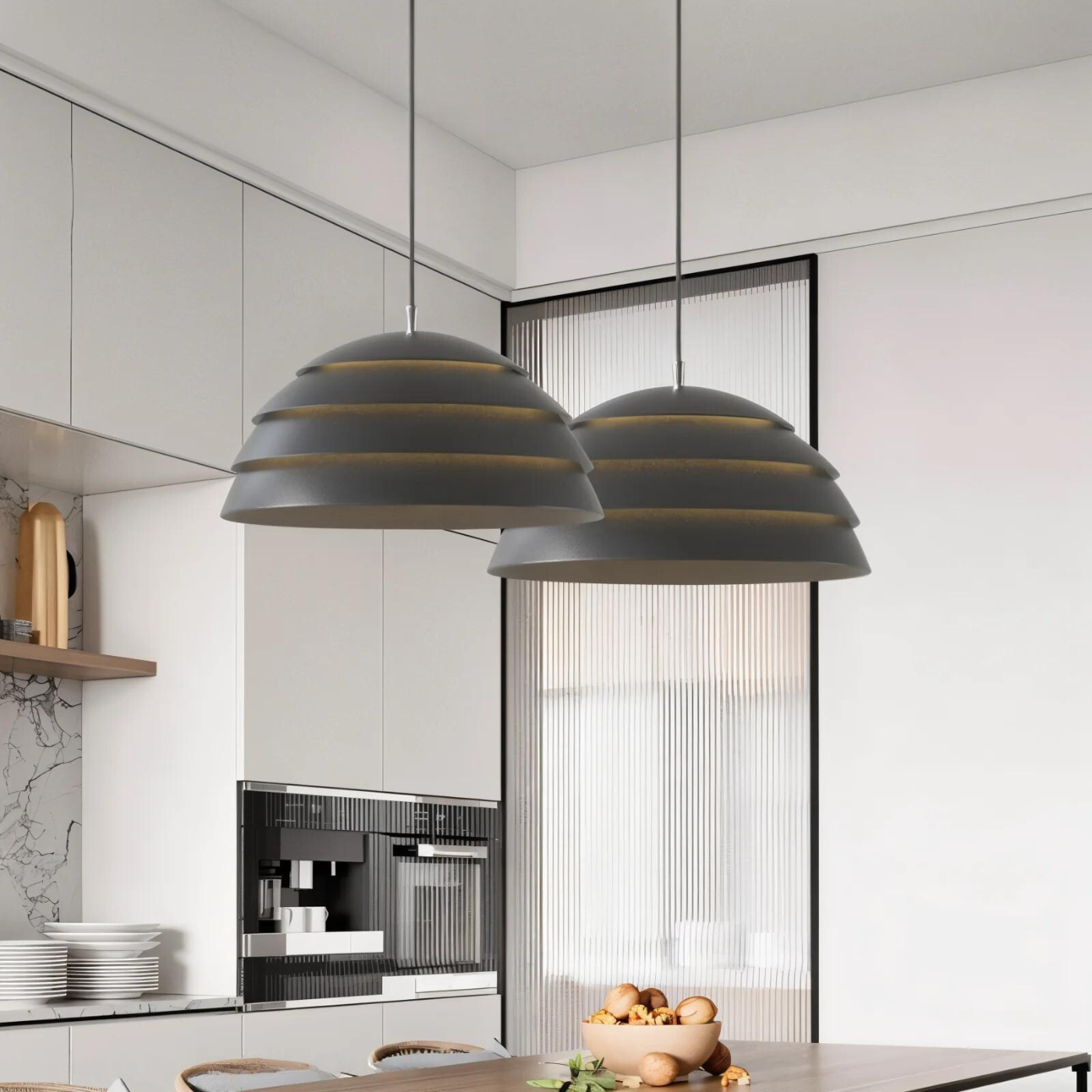 Thessala - Minimalistische Koepelvormige Hanglamp