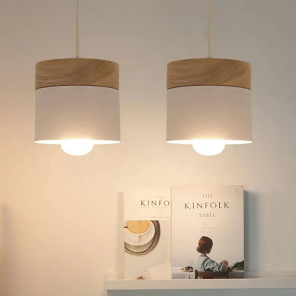 Palliora - Drewniana lampa wisząca do pokoju dziecięcego, kącik do czytania