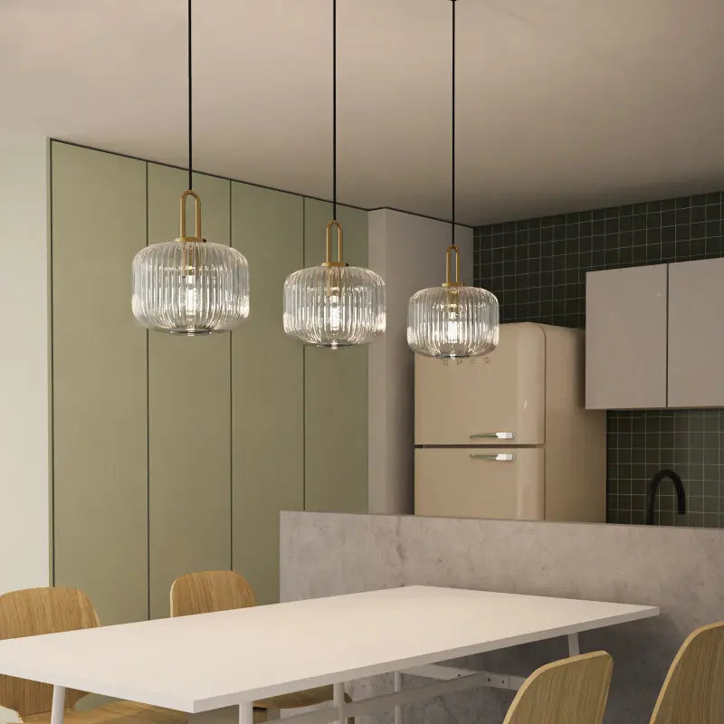 Neaera - Moderne Glazen Hanglamp