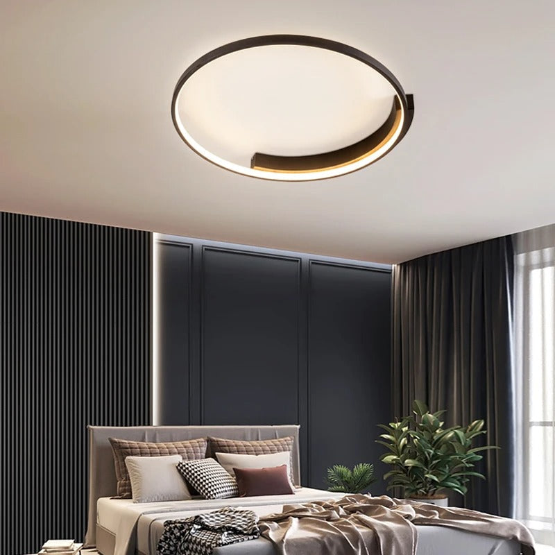 Aurenza - Modern Round LED Ceiling Lamp for Living Room or Bedroom