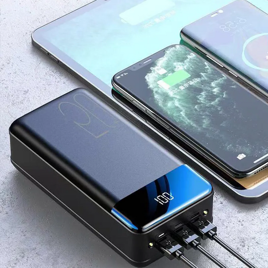 Velindra - 50000mAh Powerbank met Hoge Capaciteit en Snelladen voor Telefoon Tablet en Laptop