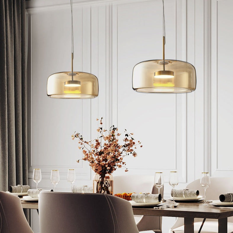 Stavora – luksusowa szklana lampa wisząca do sypialni i salonu